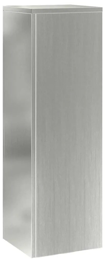 vidaXL Βάση φυτών 2 pcs Ασημί 24 x 24 x 75 εκ. Γαλβανισμένος χάλυβας