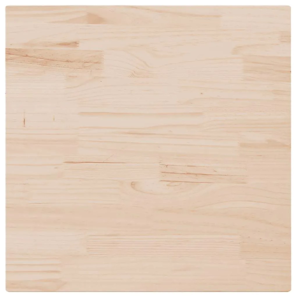 vidaXL Επιφάνεια Τραπεζιού Τετράγωνη 90x90x2,5 εκ. Μασίφ Ξύλο Πεύκου