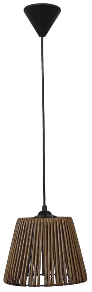 Φωτιστικό Οροφής Μονόφωτο Heronia Cuba 31-1252 Bamboo