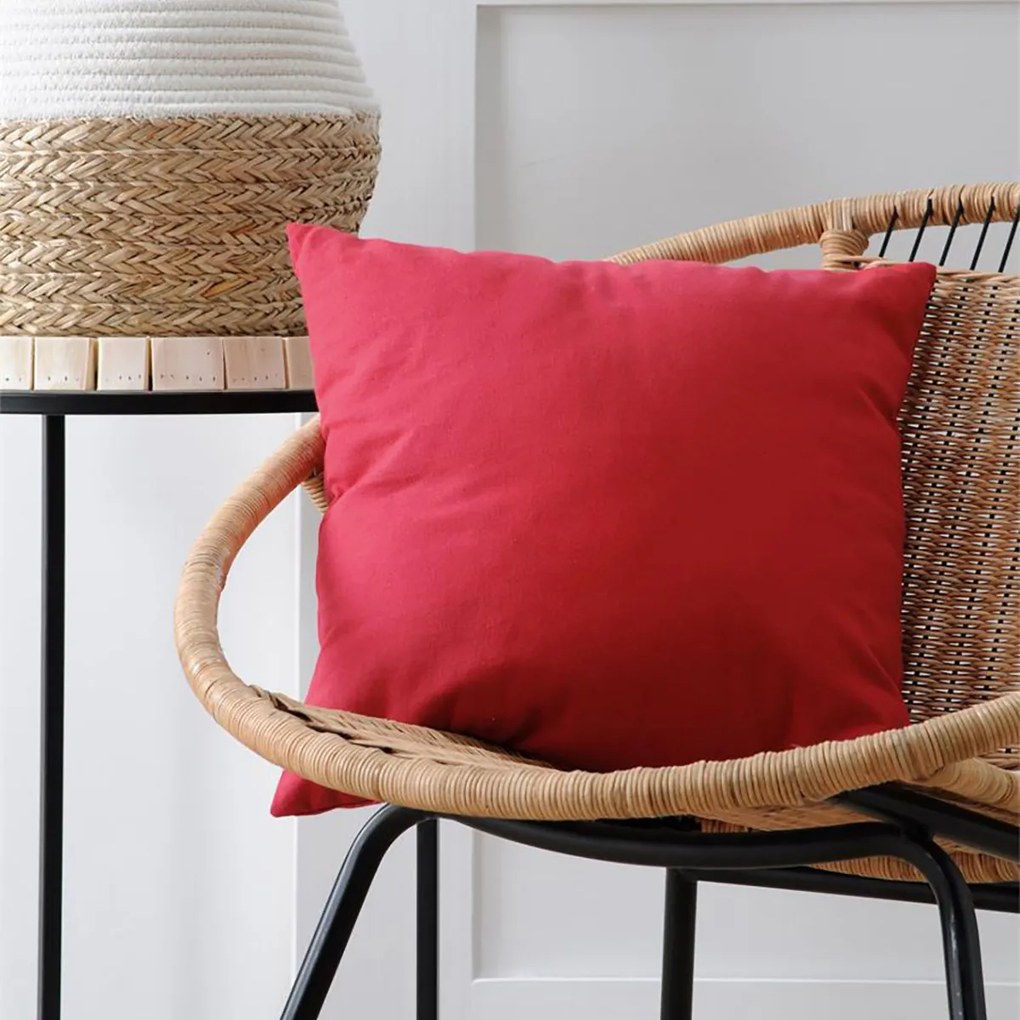 Διακοσμητικό Μαξιλάρι (40x40) S-F Duo Rouge C01490004