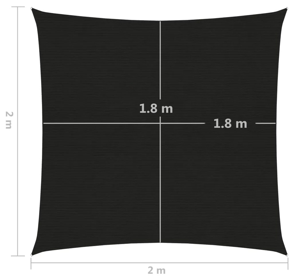 ΠΑΝΙ ΣΚΙΑΣΗΣ ΜΑΥΡΟ 2 X 2 Μ. ΑΠΟ HDPE 160 ΓΡ./Μ² 311712