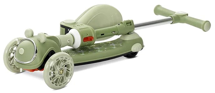 Πατίνι Scooter Swiftie Τρίτροχο Αναδιπλούμενο με Κάθισμα  Green  10390220002 Lorelli