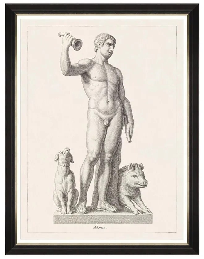 Κάδρο Greek Godess And Gods - Adonis FA13113 60X80 MindTheGap Κάθετοι Wood