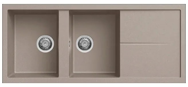 Νεροχύτης κουζίνας UNICO 500 Tortora 43 ELLECI 116x50cm