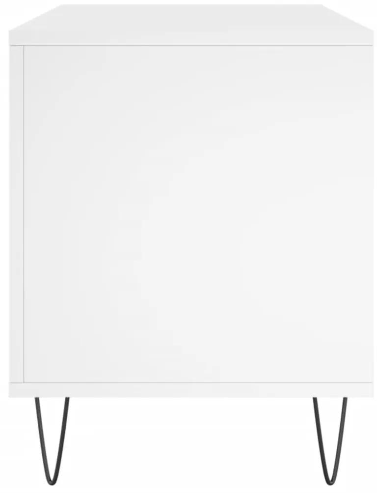 vidaXL Έπιπλο Δίσκων Λευκό 100 x 38 x 48 εκ. από Επεξεργασμένο Ξύλο