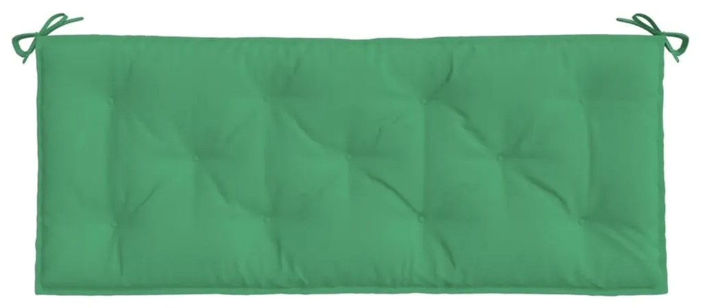 Μαξιλάρια Πάγκου Κήπου 2 τεμ. Πράσινο 120x50x7cm Ύφασμα Oxford - Πράσινο