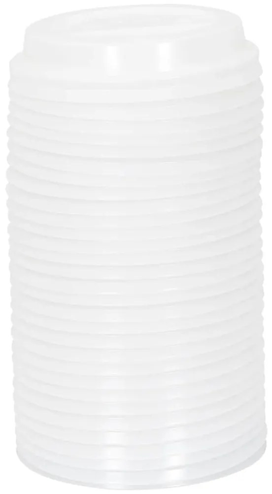 vidaXL Χάρτινα καπάκια καφέ Ø90 mm 12oz και 16oz 1000 τεμάχια