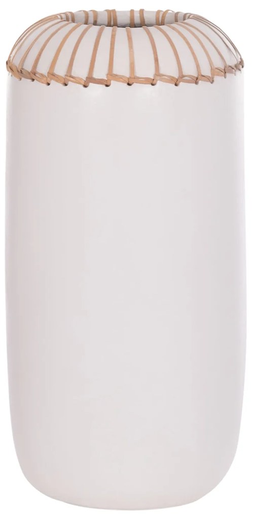 ΕΠΙΤΡΑΠΕΖΙΟ ΔΙΑΚΟΣΜΗΤΙΚΟ ΒΑΖΟ LENNOX HM4675.02S TΕΡΑΚΟΤΑ ΣΕ ΛΕΥΚΟ--Φ18x33Υεκ. (1 Τεμμάχια)