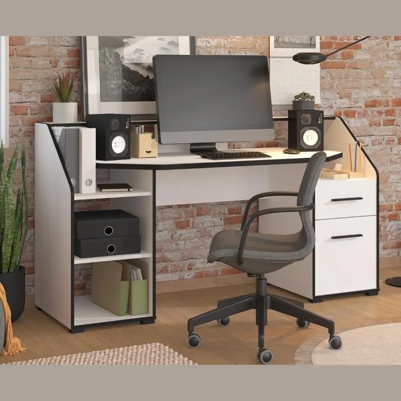 Γραφείο BLETCHLEY Λευκό 170x65x92,5 εκ. 170x65x92.5 εκ.