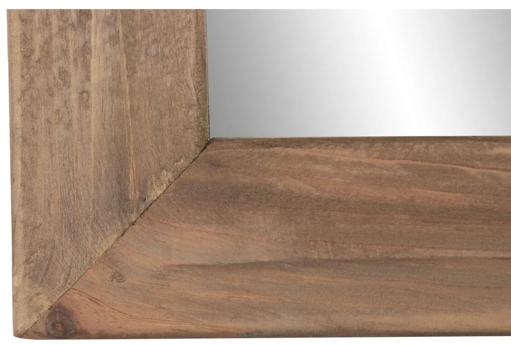 Τοίχο καθρέφτη Home ESPRIT Φυσικό Alpino 100 X 4 X 60 CM