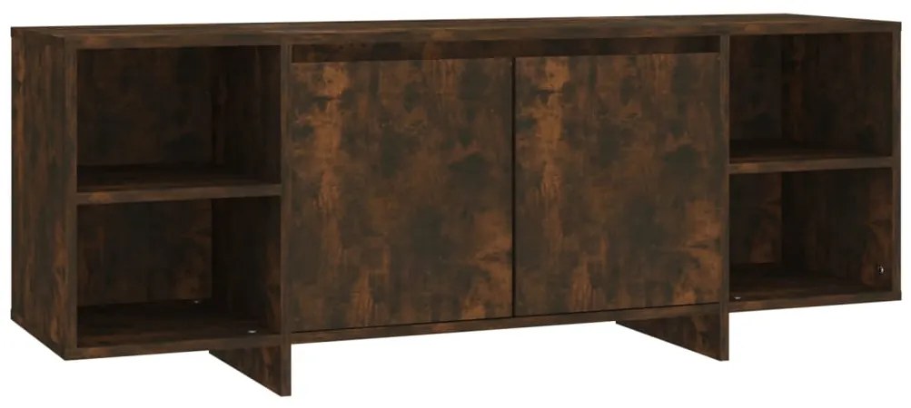 vidaXL Έπιπλο Τηλεόρασης Καπνιστή Δρυς 130x35x50 εκ. από Μοριοσανίδα