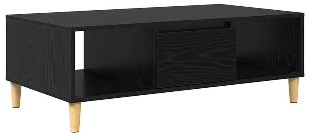 vidaXL με αποθήκευση με πόρτα Μαύρη δρυς 103.5 x 60 x 35 εκ Επεξεργασμένο ξύλο