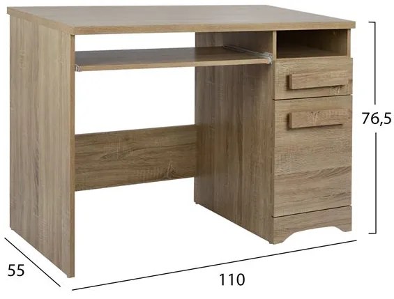 ΓΡΑΦΕΙΟ PLAYROOM SONAMA HM11275 110X55X76.5εκ