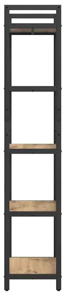 vidaXL Ράφι Βιβλίων Artisan Oak 56 x 34 x 171 εκ Επεξεργασμένο ξύλο