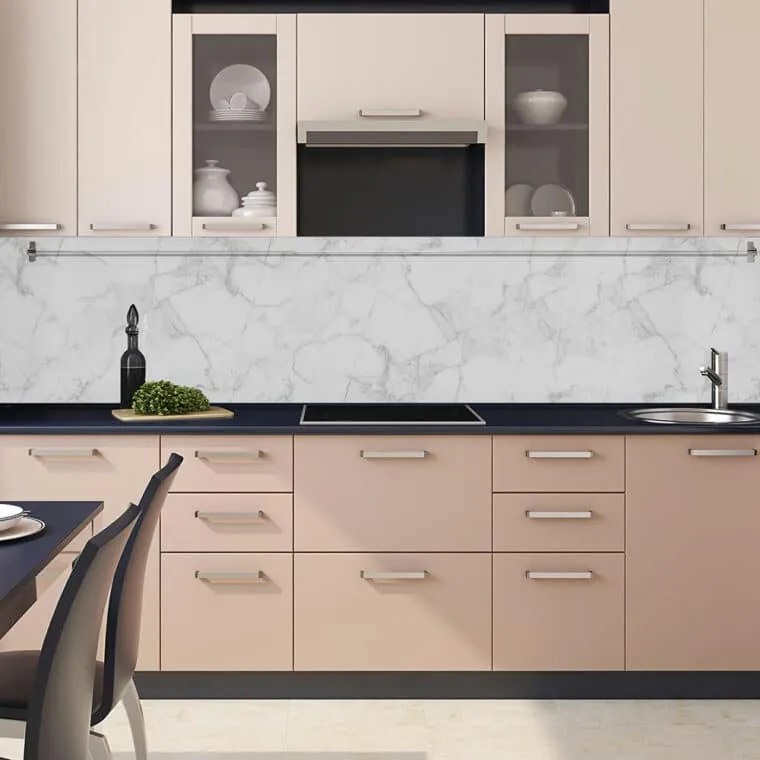 Πλάτη προστασίας τοίχου White Marble XL