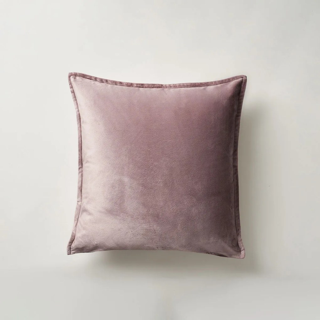 Διακοσμητική Μαξιλαροθήκη Βελουτέ (43x43) Gofis Home Winter Mauve Grey 710/19
