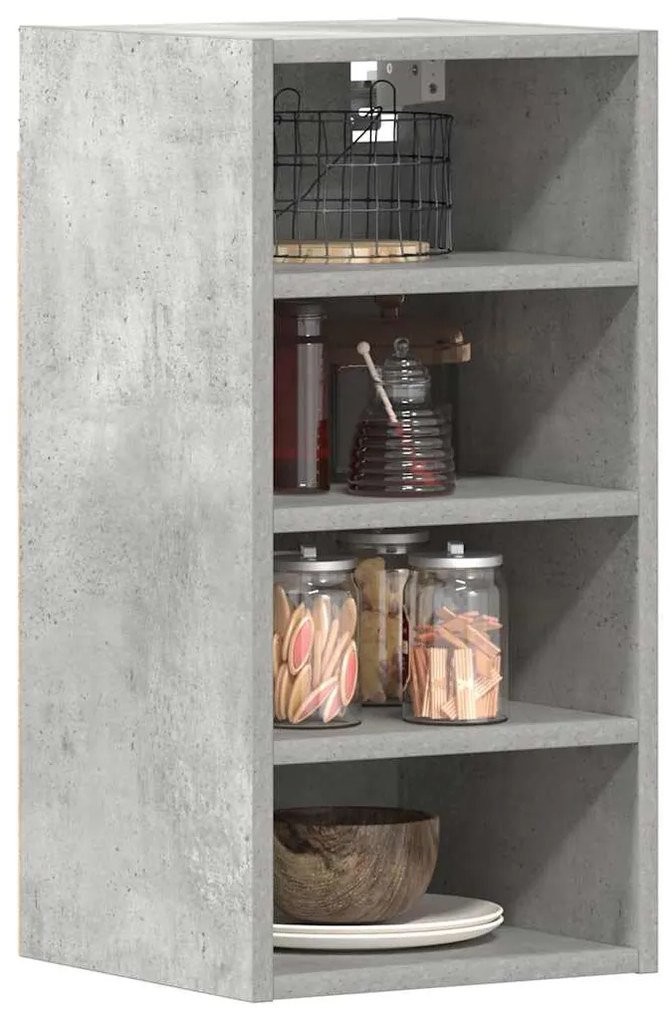 Κρεμαστό Ντουλάπι "Riga" Γκρι Σκυρόδεμα 30x29,5x60 εκ. από Τεχνητό Ξύλο