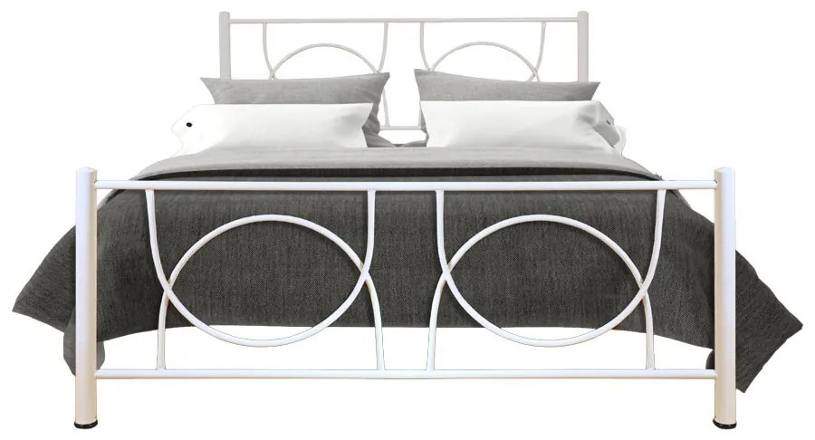 Κρεβάτι Μεταλλικό Koupa Καφέ Σφυρήλατο, 150x190 εκ.