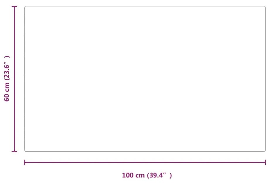 ΠΛΑΚΑ ΤΖΑΚΙΟΥ ΟΡΘΟΓΩΝΙΑ 100 X 60 ΕΚ. ΓΥΑΛΙΝΗ 324130