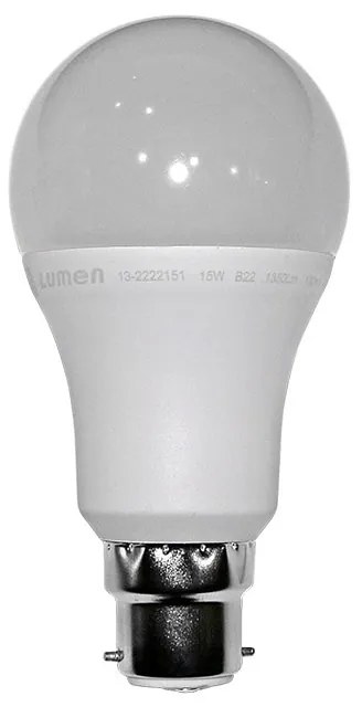 Adeleq Led Λάμπα Αχλάδι B22 15W 230V Λευκό 4000Κ 13-2222151