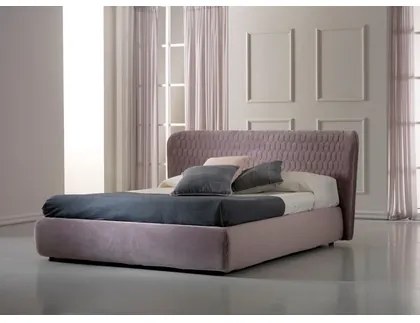 ALFA SET  Ντυμένο Κρεβάτι Υπέρδιπλο 160x200 Alfa Set Night Collection Estia Desert purple BEST-8035213
