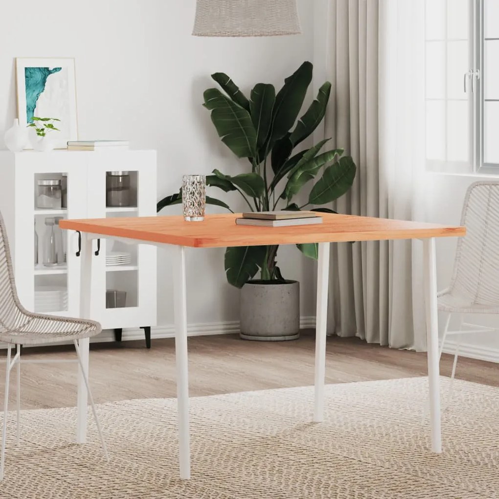vidaXL Επιφάνεια Τραπεζιού Τετράγωνη 90x90x2,5 εκ. Μασίφ Ξύλο Οξιάς