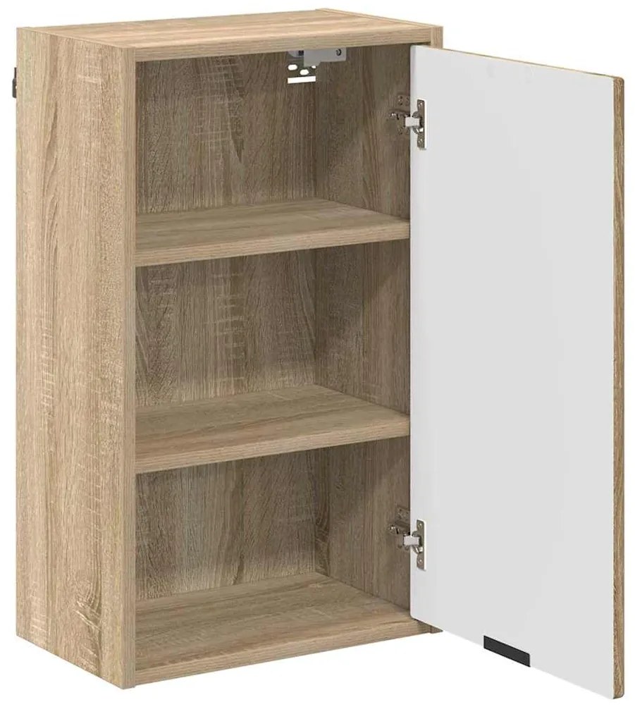 vidaXL Ντουλάπι Μπάνιου Επιτοίχιο Sonoma Δρυς 39 x 23.5 x 65 εκ.