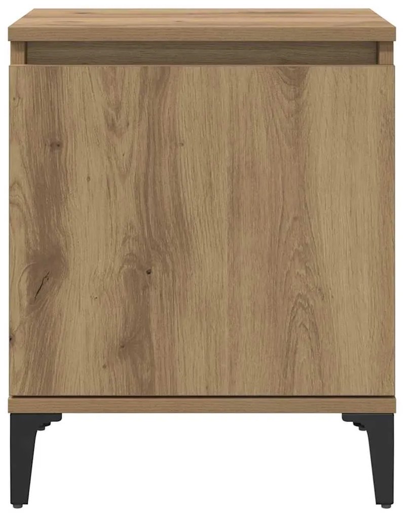 vidaXL Κομοδίνο artisan δρυς 40 x 30 x 50 cm Επεξεργασμένο ξύλο