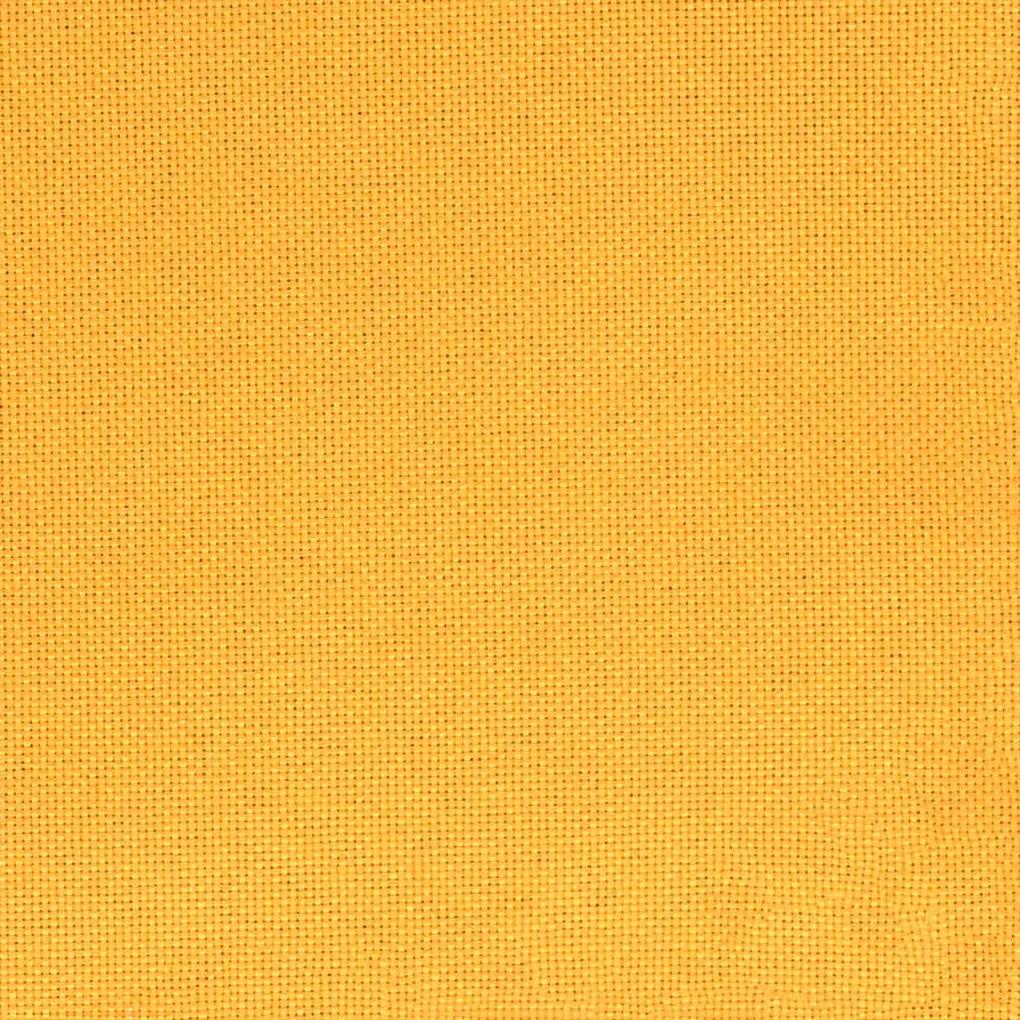 vidaXL Υποπόδιο Κίτρινο 78 x 56 x 32 εκ. Υφασμάτινο
