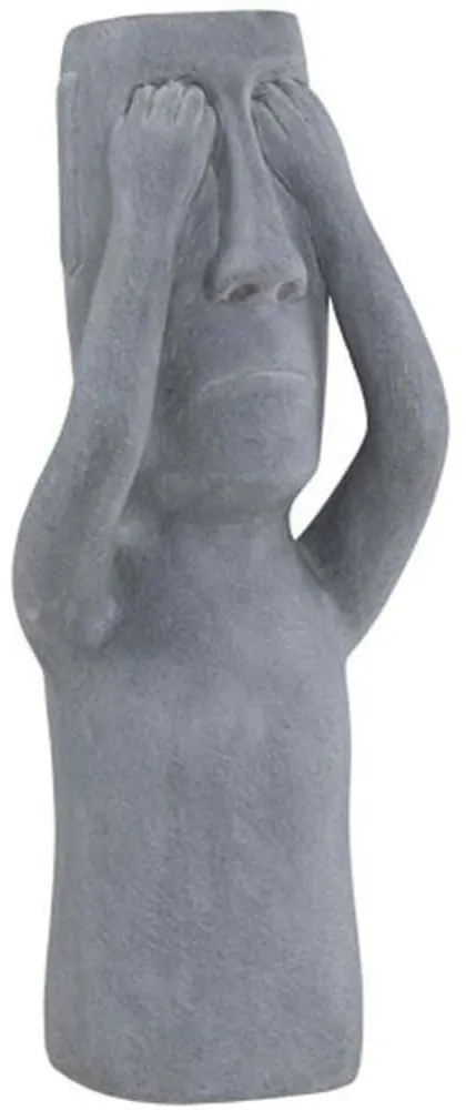 Διακοσμητική Φιγούρα Peru Man See 029259 19x18x51cm Grey Πέτρα