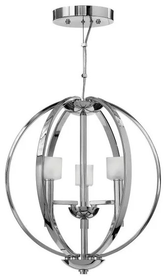 Κρεμαστό Φωτιστικό Οροφής 3xG9  Χρώμιο Mondo QN-MONDO3 Quintiesse Elstead Lighting-QN-MONDO3-Χρώμιο QN-MONDO3