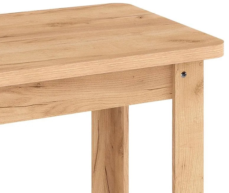 Τραπέζι Celeste μελαμίνης σε oak απόχρωση 100x60x73.5εκ 100x60x73.5 εκ.