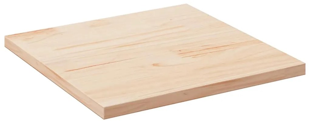 vidaXL Επιφάνεια Τραπεζιού Τετράγωνη 70x70x2,5 εκ. από Μασίφ Ξύλο Πεύκου