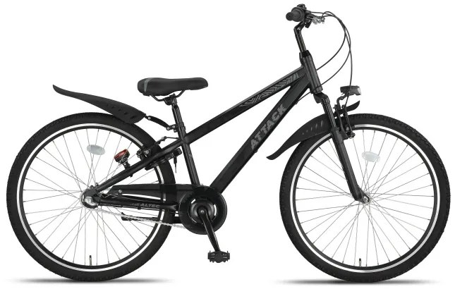 Attack MTB 26 Inch Junior 3SP Rim Brakes BlackAltec
