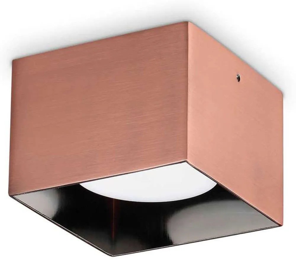 Φωτιστικό Οροφής - Σποτ Spike Square 328812 10x10x6,5cm 1xGX53 15W Bronze Ideal Lux