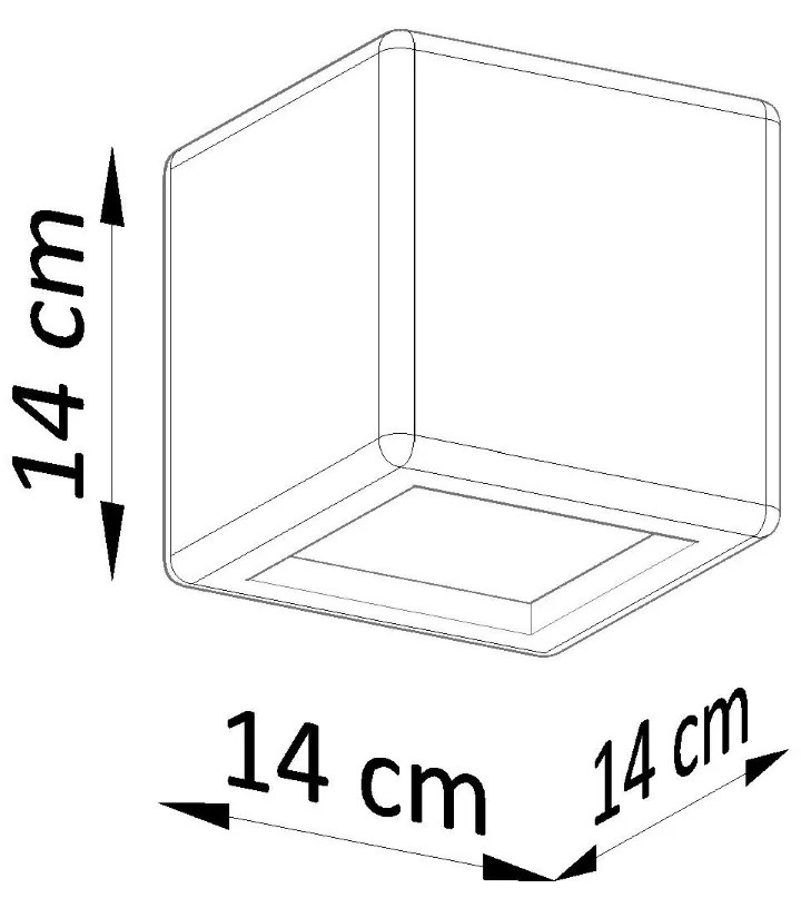 Sollux Φωτιστικό τοίχου Nesta 1,κεραμικό,1xE27/60w