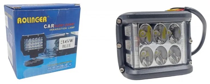 LED ΠΡΟΒΟΛΑΚΙ 36W ΛΕΥΚΟ/ΜΠΛΕ VOL-S3018F4-B-VOL-S3018F4-B