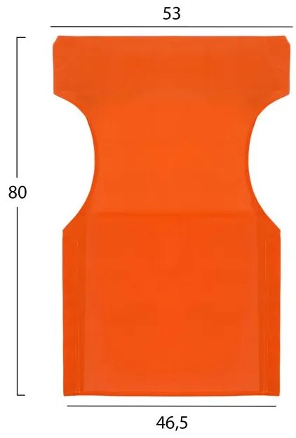 ΜΑΞΙΛΑΡΙ TEXTILENE 600gr/m2 2X1 ΠΟΡΤΟΚΑΛΙ ΓΙΑ ΠΟΛΥΘΡΟΝΑ ΣΚΗΝ. HM5272.02 46.5Χ53Χ80Υεκ. - 0612322 - HM5272.02