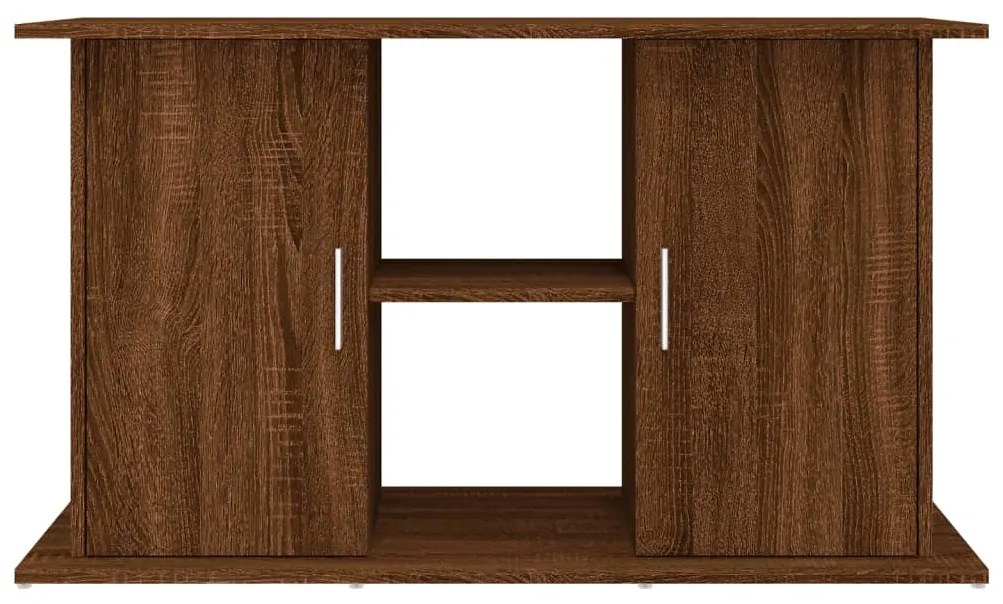 vidaXL Βάση Ενυδρείου Καφέ Δρυς 101x41x58 εκ. από Επεξεργασμένο Ξύλο