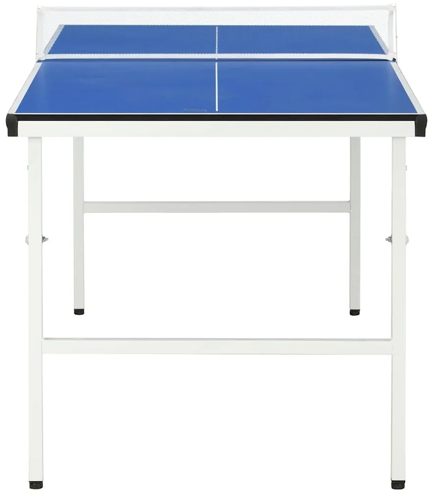 vidaXL Τραπέζι Ping Pong με Φιλέ Μπλε 152 x 76 x 66 εκ.