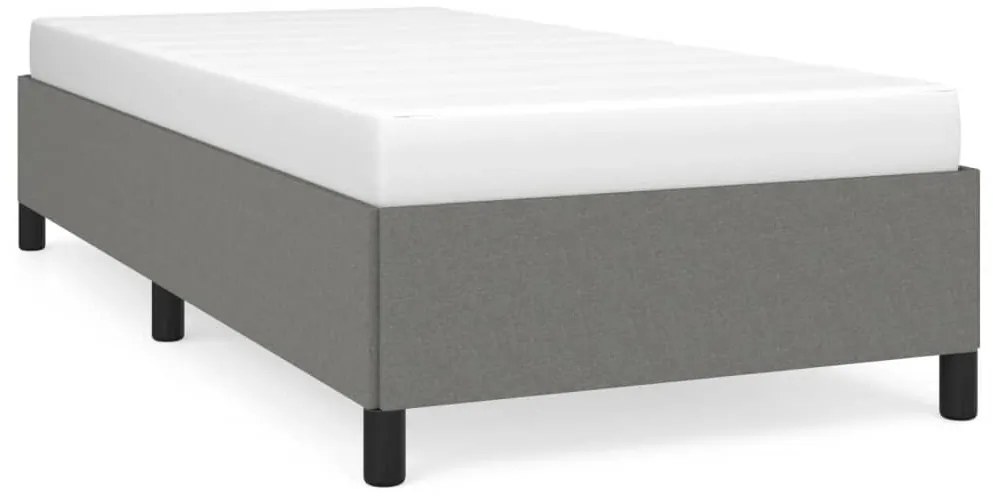vidaXL Σκελετός Κρεβατιού Χωρίς Στρώμα Σκ. Γκρι 80x200 εκ. Υφασμάτινο