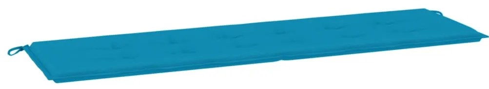 vidaXL Μαξιλάρι Πάγκου Κήπου Μπλε 180 x 50 x 3 εκ. Ύφασμα Oxford