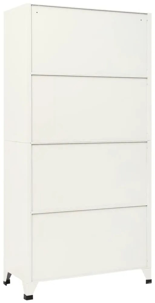 vidaXL Φοριαμός Γκρι και Μπλε 90 x 40 x 180 εκ. Ατσάλινος