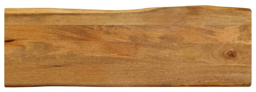 vidaXL Επιφάνεια Τραπεζιού 110x40x2,5 εκ. Live Edge Μασίφ Ξύλο Μάνγκο
