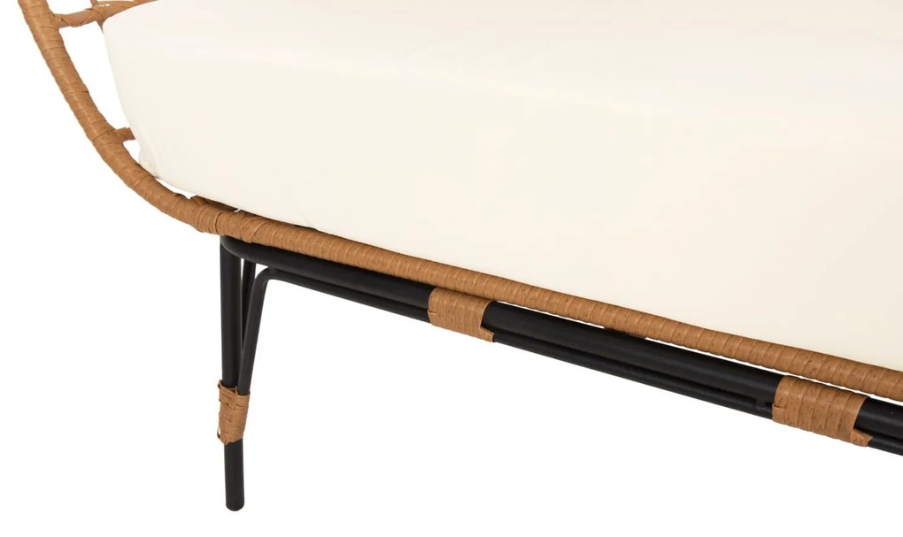 ΠΟΛΥΘΡΟΝΑ ΦΩΛΙΑ MIAMI 2 ΑΤΟΜΩΝ ΤΥΠΟΥ RATTAN 132.5x90x154Υεκ