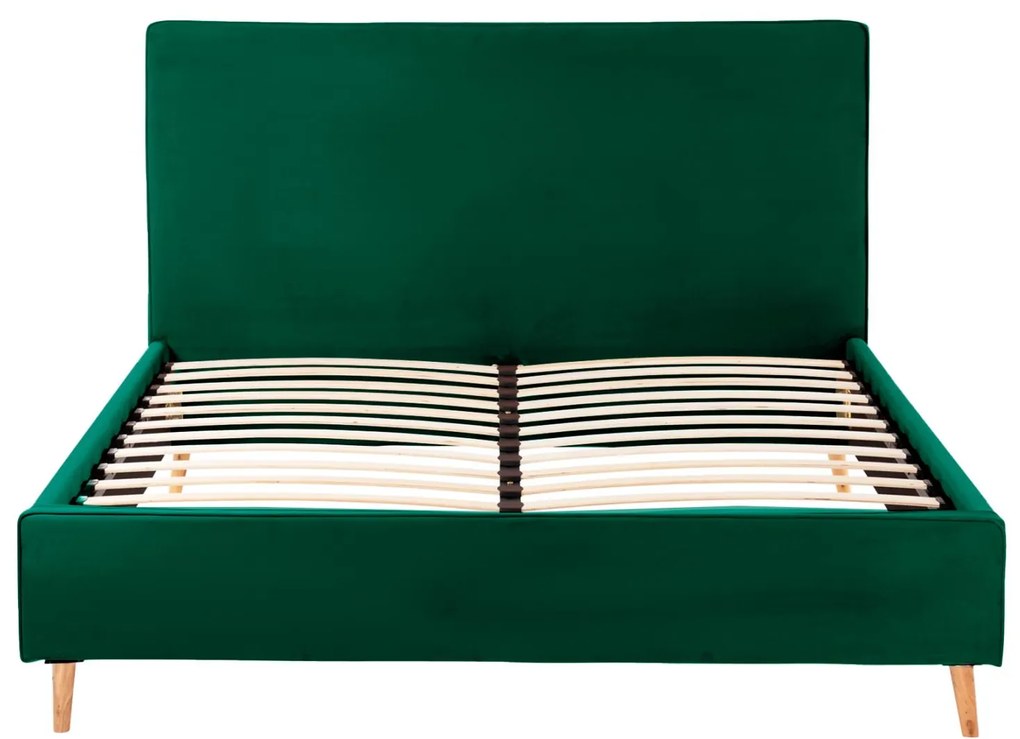 Επενδυμένο Κρεβάτι με Στρώμα INDRA Διπλό Βελούδο Κυπαρισσί 160x200εκ 172x214x112 εκ.