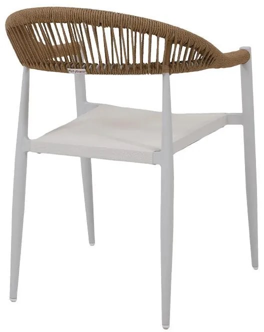 Καρέκλα Senegal Fylliana Λευκό 56x60x78 εκ. 56x60x78 εκ.