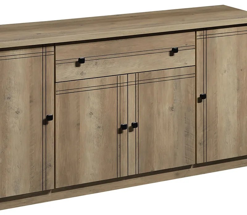 Μπουφές Libby pakoworld φυσικό 160x39.5x83εκ - 123-000165 - 123-000165