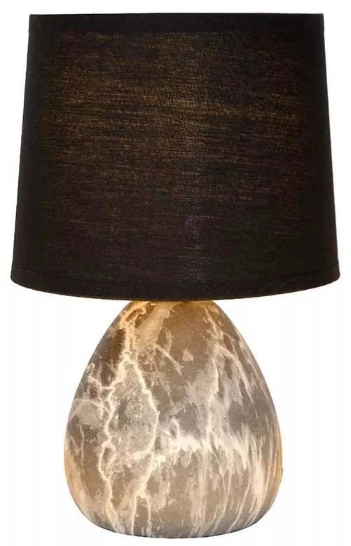 Φωτιστικό Επιτραπέζιο Lucide 47508-81-30 MARMO Μαύρο Ματ (Black Mat)|Λευκό (White)