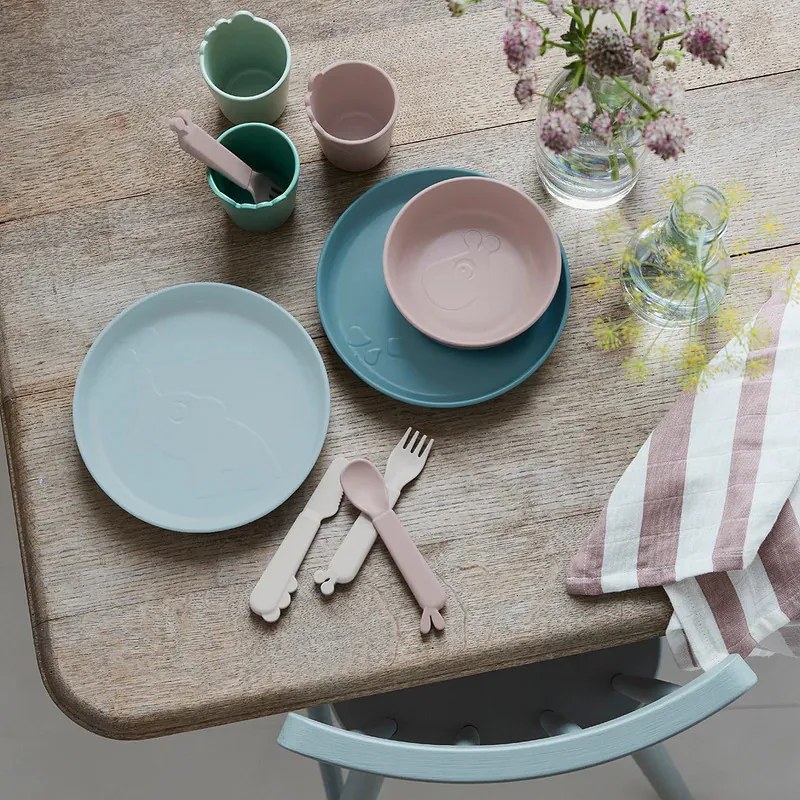 Παιδικά Ποτηράκια Done By Deer 2Τεμ. Croco Blue